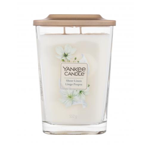 Yankee Candle Elevation Collection Sheer Linen 552 g świeczka zapachowa unisex