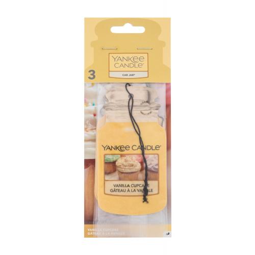Yankee Candle Vanilla Cupcake zawieszka zapachowa do auta I. 3 szt.