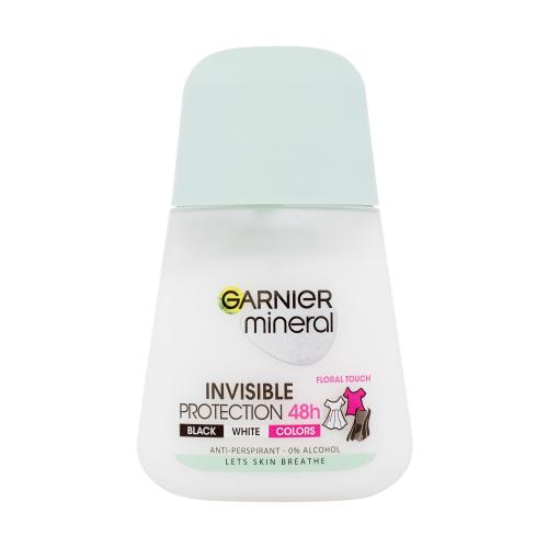 Garnier Mineral Black White Color antyperspirant roll-on dla kobiet 48h 50 ml