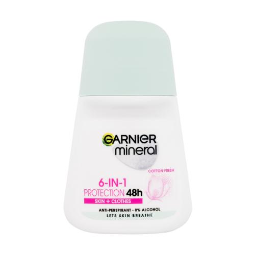 Garnier Mineral 5 Protection antyperspirant roll-on 48 godz. (Cotton Fresh) 50 ml