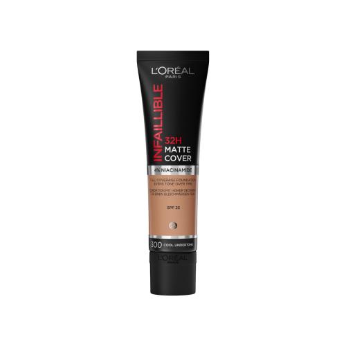 L'Oréal Paris Infaillible 32H Matte Cover Podkład kremowy 30 ml Nr. 300 - Cool Undertone