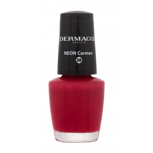 Dermacol Neon neonowy lakier do paznokci odcień 38 Carmen 5 ml