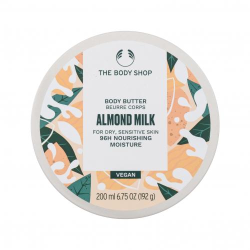 The Body Shop Almond Milk Body Butter odżywcze masło do ciała dla skóry suchej i wrażliwej 200 ml