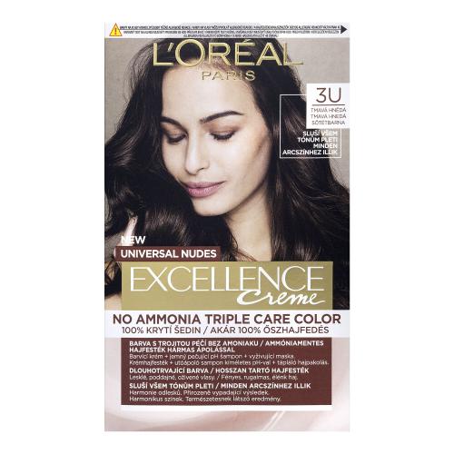 L’Oréal Paris Excellence Universal Nudes trwała farba do włosów odcień 3U 1 szt.