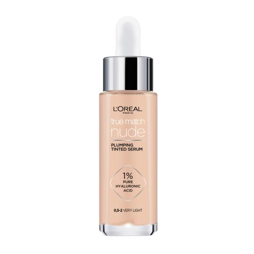 L'Oréal Paris True Match Aufpolsterndes Getöntes Serum Tonujący krem do twarzy 30 ml Nr. 0.5-2 - Sehr Hell