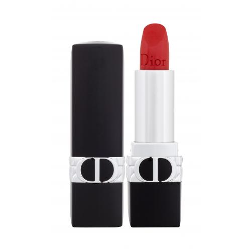 Dior - Rouge Dior Couture Color Refillable Lipstick - Pomadka Do Ust (do Uzupełniania) - Rouge Dior Satin 844 Trafalgar - Dla Kobiet