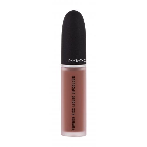 MAC Cosmetics Powder Kiss Liquid Lipcolour pomadka matowa w płynie odcień Mull it Over 5 ml