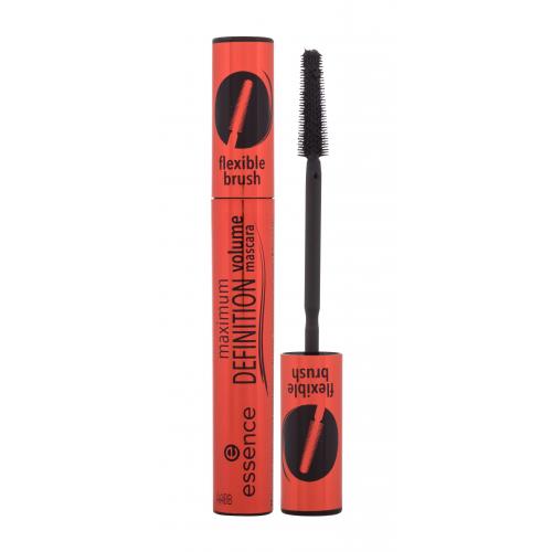 essence Maximum DEFINITION tusz podkreślający rzęsy i zwiększający ich objętość odcień Black 8 ml
