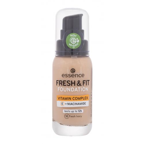 Essence Fresh & Fit podkład w płynie odcień 10 Fresh Ivory 30 ml