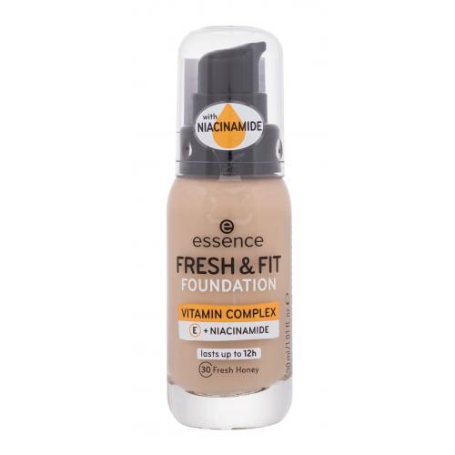 Essence Fresh & Fit podkład w płynie odcień 30 Fresh Honey 30 ml