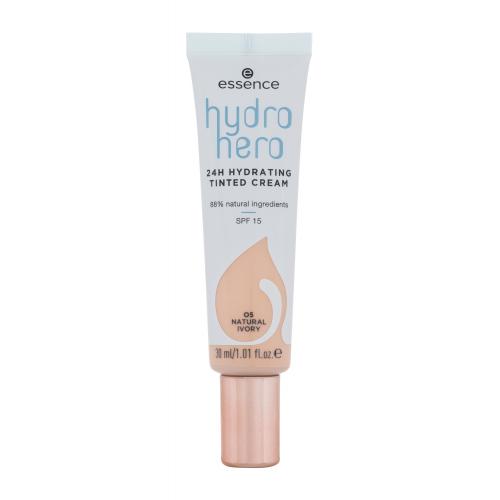 Essence Hydro Hero nawilżający krem BB SPF 15 odcień 05 Natural Ivory 30 ml