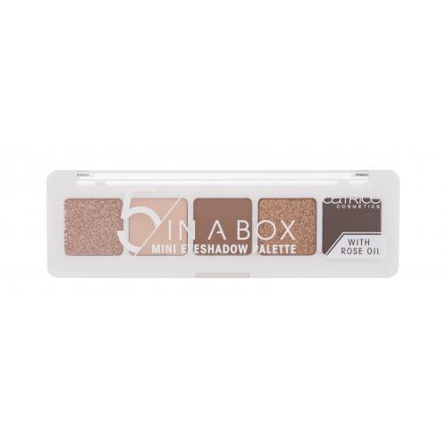 CATRICE 5 In A Box Mini Paleta cieni do powiek 4 g Golden Nude Look
