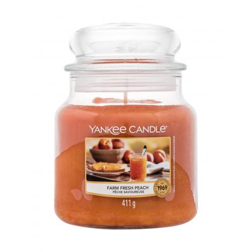 Yankee Candle Farm Fresh Peach świeczka zapachowa 411 g
