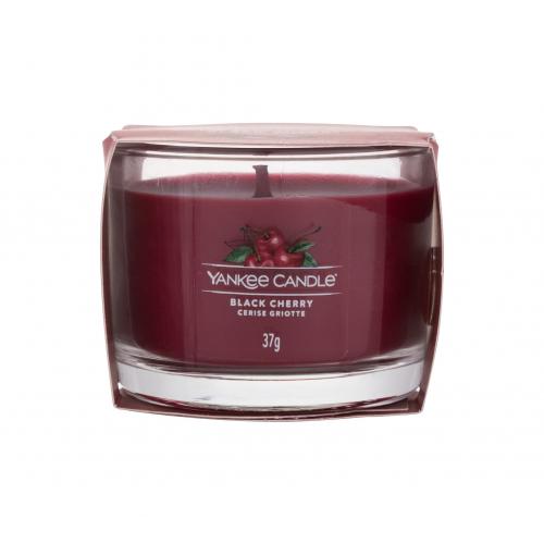 Yankee Candle Black Cherry sampler świeca glass 37 g