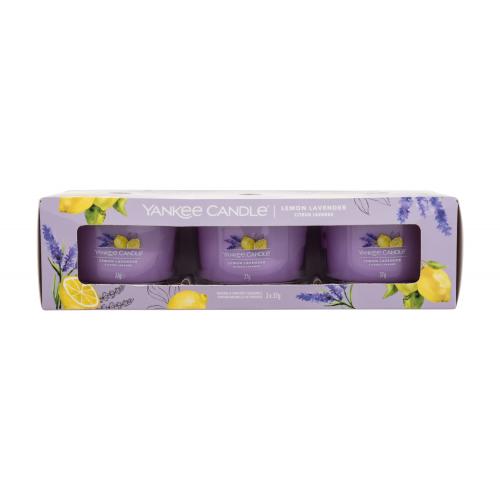 Yankee Candle Lemon Lavender świeca wotywna 3 x 37 g