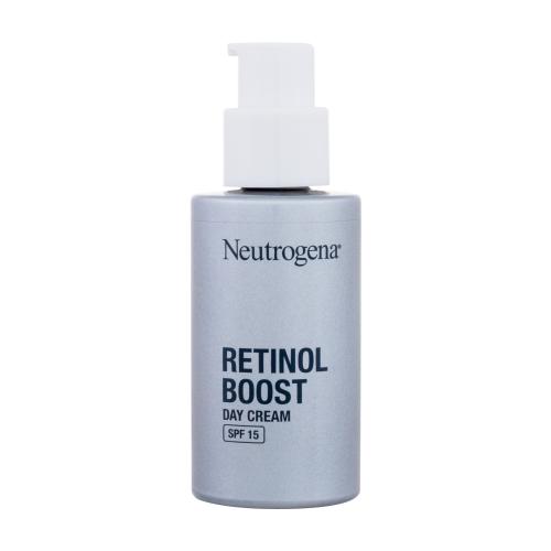 Neutrogena Retinol Boost Day Cream SPF15 50 ml krem do twarzy na dzień unisex Uszkodzone pudełko