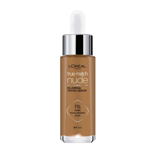 L'Oréal Paris True Match Aufpolsterndes Getöntes Serum Tonujący krem do twarzy 30 ml Nr. 6-7 - Dunkel