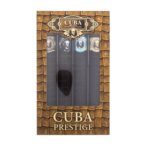 Cuba Prestige zestaw EDT 35 ml x 4 dla mężczyzn Uszkodzone pudełko