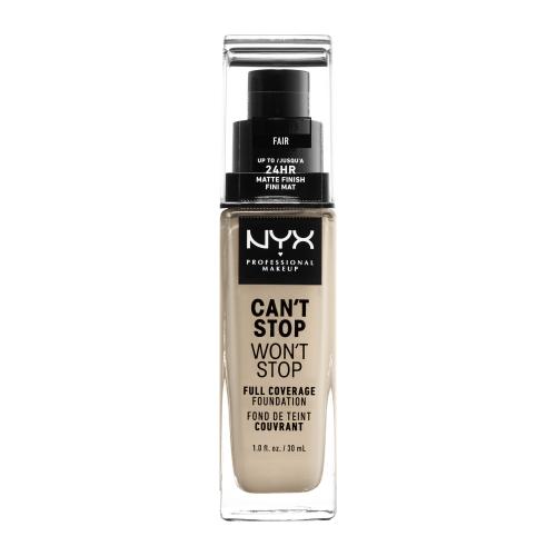 NYX Professional Makeup Can't Stop Won't Stop 24-Hour Foundation Podkład w płynie 30 ml Nr. 01.5 - Fair