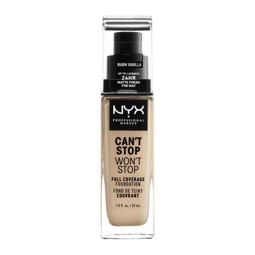 NYX Professional Makeup Can't Stop Won't Stop Full Coverage Foundation podkład mocno kryjący odcień 6.3 Warm Vanilla 30 ml