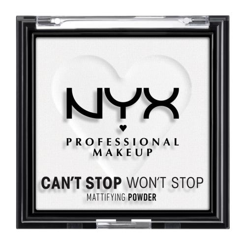 NYX Professional Makeup Can't Stop Won't Stop Mattifying Powder puder matujący odcień 11 Bright Translucent 6 g