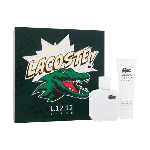 Lacoste Eau de Lacoste L.12.12 Blanc SET1 zestaw EDT 50 ml + żel pod prysznic dla mężczyzn