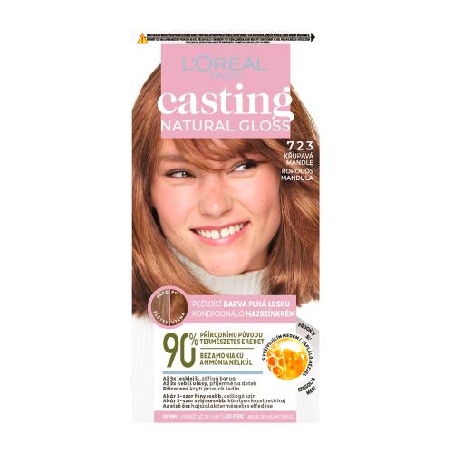 L’Oréal Paris Casting Creme Natural Gloss półtrwała farba do włosów odcień 723 BLONDE AMANDE