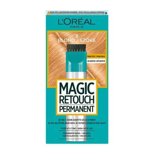L’Oréal Paris Magic Retouch Permanent tonująca farba na odrosty z aplikatorem odcień 8 BLOND 1 szt.