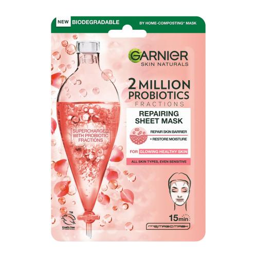Garnier Skin Naturals Płyn Micelarny 3w1 jednorazowa maseczka do twarzy w płacie z probiotykami 22 g