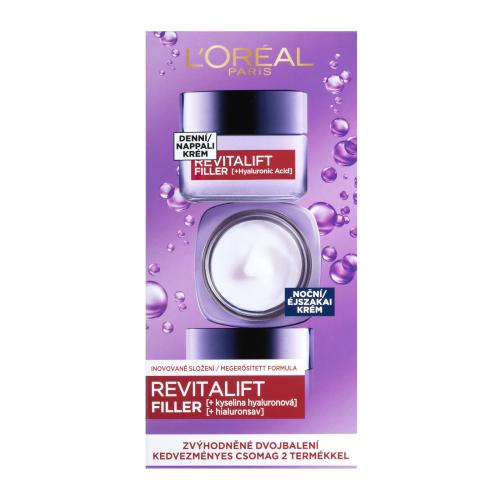 L’Oréal Paris Revitalift Filler krem przeciwzmarszczkowy na dzień i na noc z kwasem hialuronowym