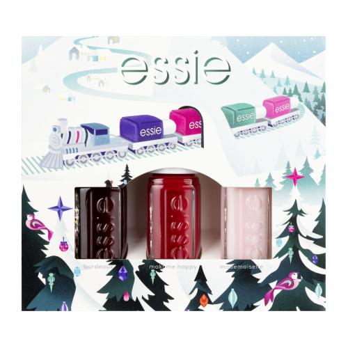 essie mini triopack christmas zestaw lakierów do paznokci