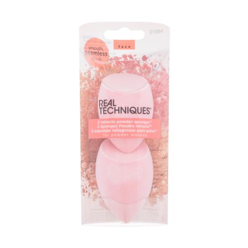 Real Techniques Miracle Powder Sponge 2 szt aplikator dla kobiet
