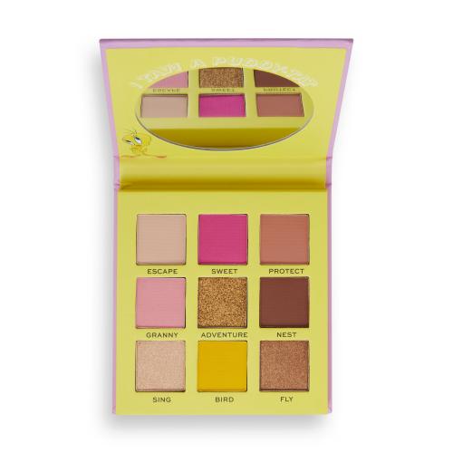 I Heart Revolution Looney Tunes Eyeshadow Palette 9 g cienie do powiek dla kobiet Tweety