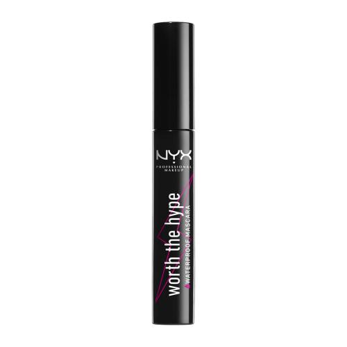 NYX Professional Makeup Worth The Hype wodoodporny tusz do rzęs odcień 01 Black 7 ml