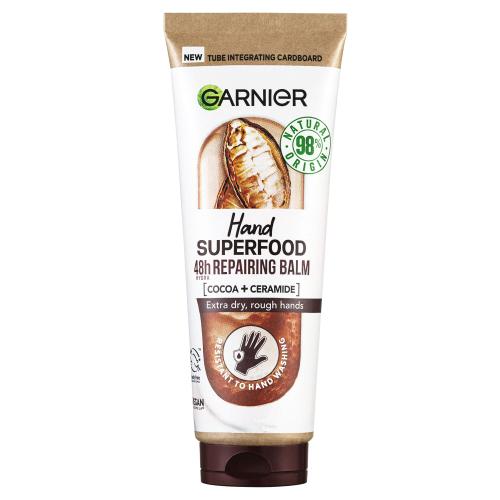 Garnier Hand SuperFood krem regeneracyjny do rąk z kakao 75 ml