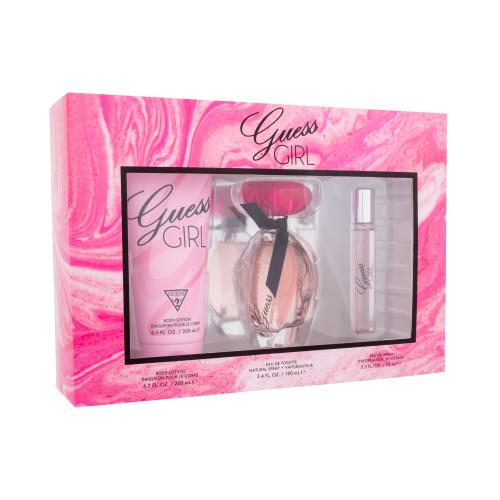 GUESS Girl zestaw EDT 100 ml + mleczko do ciała 200 ml + EDT 15 ml dla kobiet