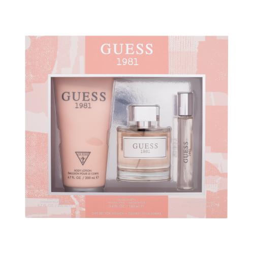 GUESS Guess 1981 zestaw Edt 100 ml + Mleczko do ciała 200 ml + Edt 15 ml dla kobiet