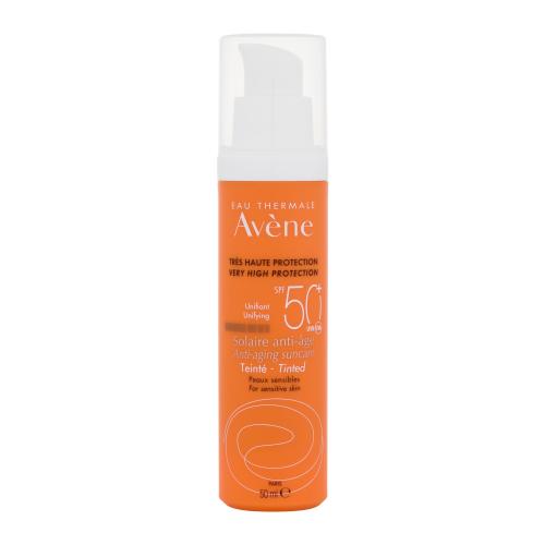 Avène Sun Anti-Aging Suncare Tinted ochronny fluid tonujący do twarzy przeciw przebarwieniom skóry SPF 50+ 50 ml