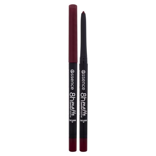 essence 8h Matte Comfort matowa kredka do ust z temperówką odcień 08 Dark Berry 0,3 g