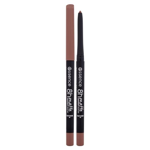 essence 8h Matte Comfort matowa kredka do ust z temperówką odcień 03 Soft Beige 0,3 g