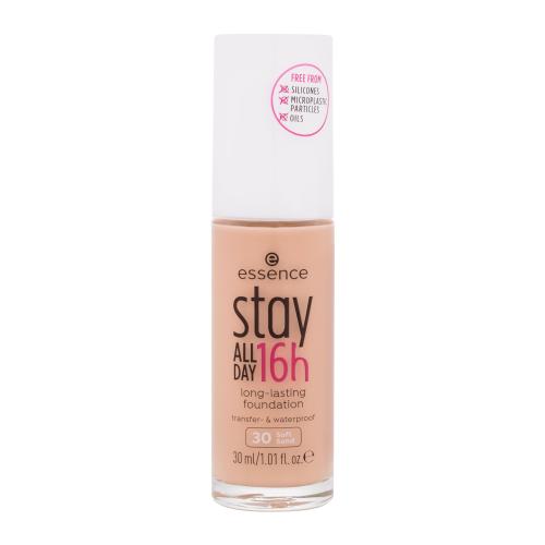 essence Stay ALL DAY 16h podkład wodoodporny odcień 30 Soft Sand 30 ml