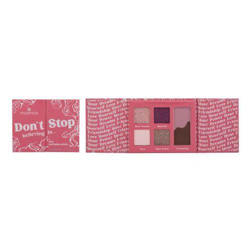 Essence Don't Stop believing in... paleta cieni do powiek mini 5 g