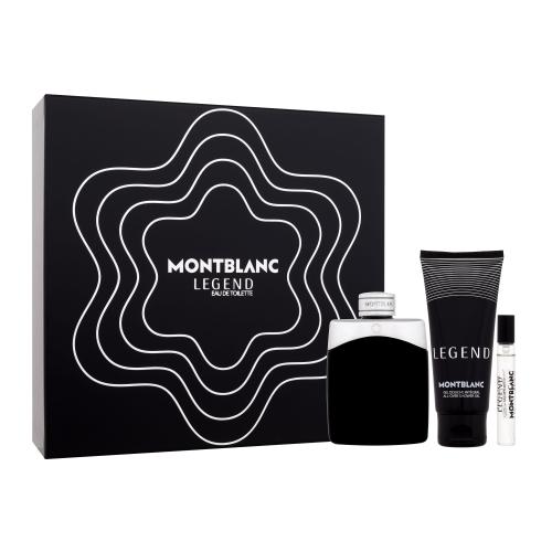 Montblanc Legend zestaw EDT 100 ml + żel pod prysznic 100 ml + EDT 7,5 ml dla mężczyzn