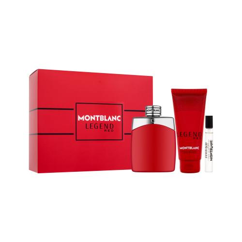 Montblanc Legend Red zestaw EDP 100 ml + EDP 7,5 ml + żel pod prysznic 100 ml dla mężczyzn