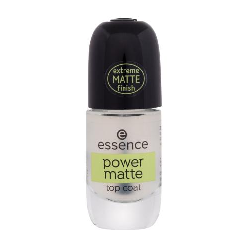essence Power Matte żelowy lakier nawierzchniowy nadający matowy wygląd 8 ml