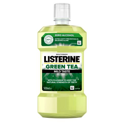 Listerine Green Tea płyn do płukania ust wzmacniający szkliwo zęba 500 ml