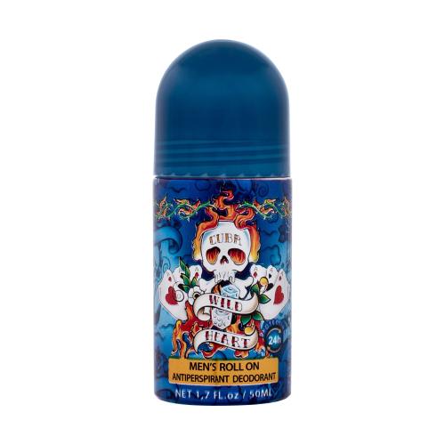 Cuba Wild Heart Men's Roll On 50 ml antyperspirant dla mężczyzn