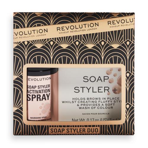 Makeup Revolution Soap Styler zestaw do brwi edycja upominkowa odcień Transparent