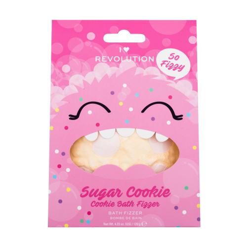 I Heart Revolution Cookie Bath Fizzer Sugar Cookie 120 g kąpielowa kula dla kobiet