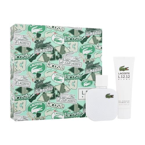 Lacoste Eau de Lacoste L.12.12 Blanc SET2 zestaw Edt 50 ml + Żel pod prysznic 50 ml dla mężczyzn